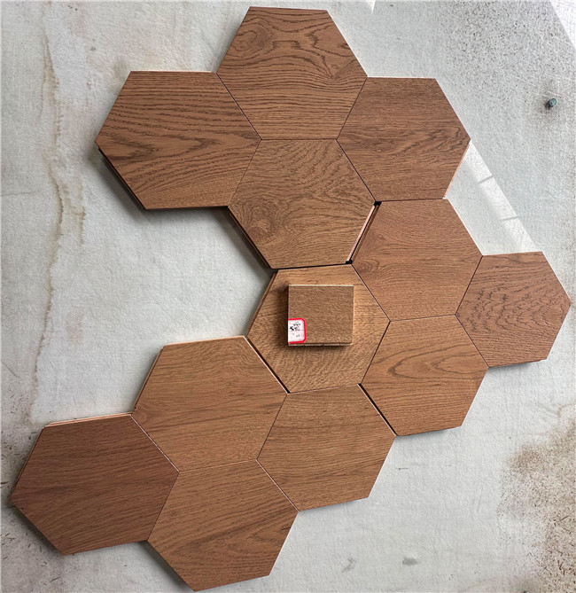 Oak hexagon